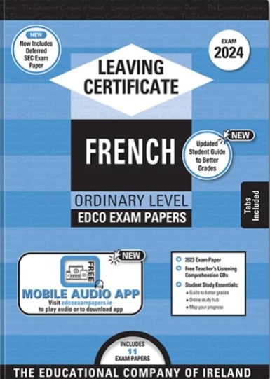 Exam Papers - Leaving Cert - French - Ordinary Level - Exam 2024